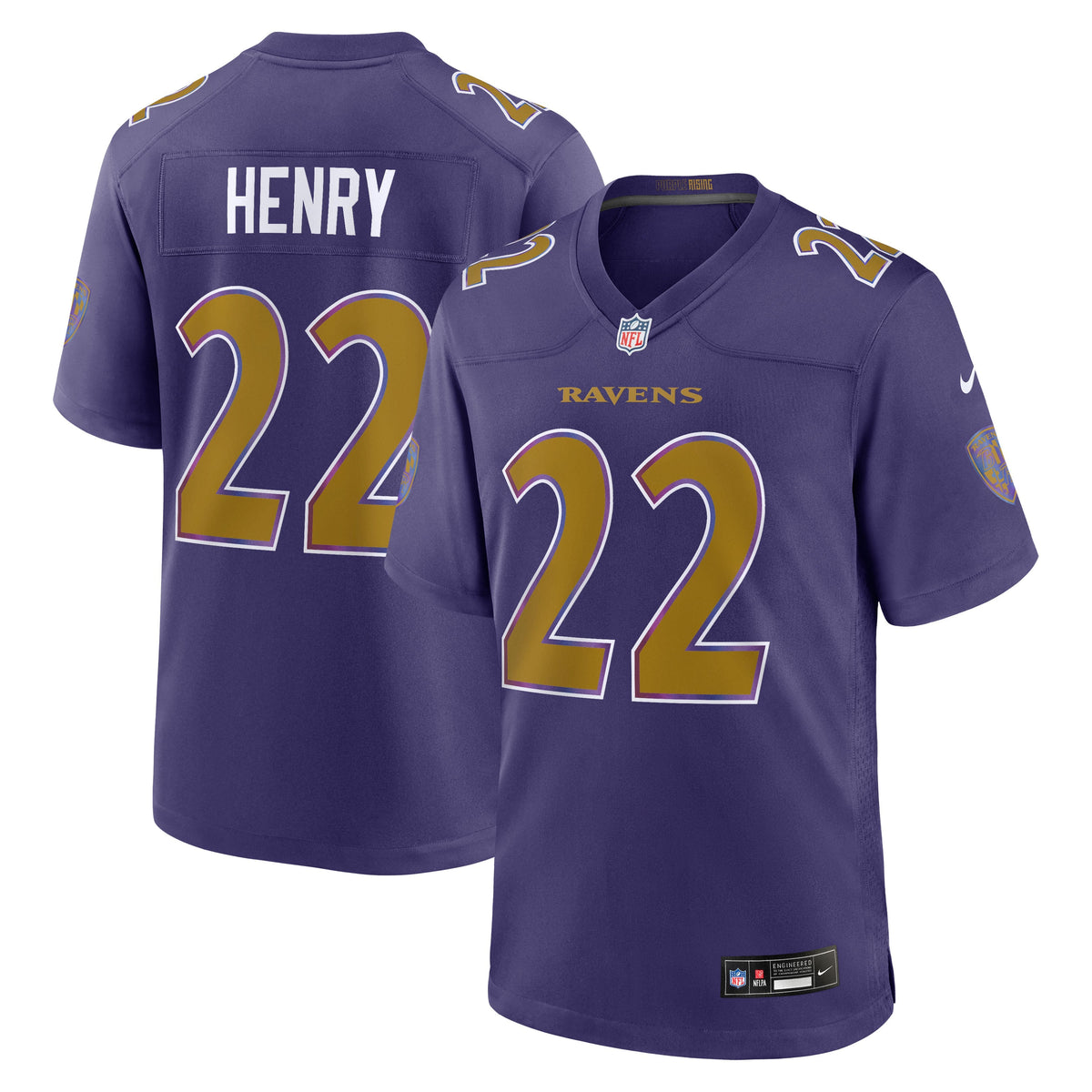 Baltimore Ravens Derrick Henry Nike Purple Alternate Game product image 1