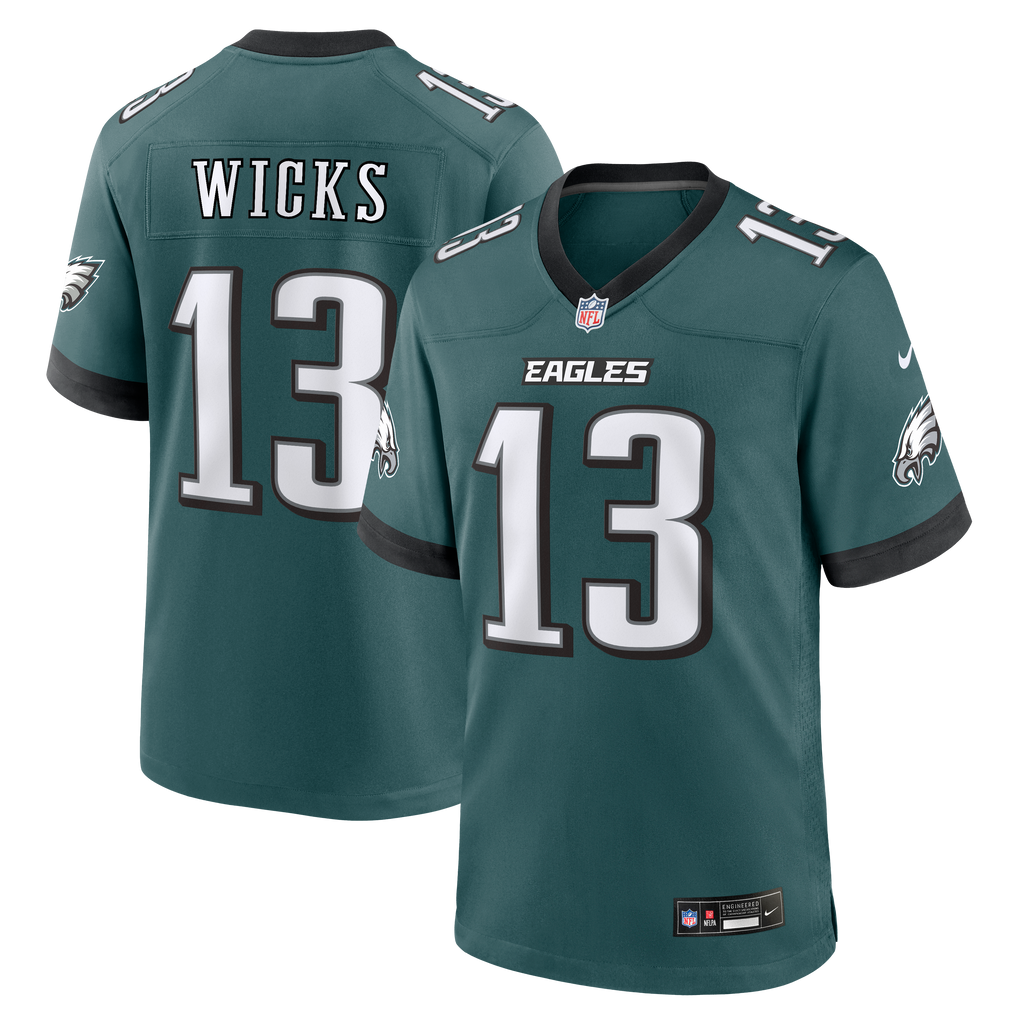Philadelphia Eagles Dontayvion Wicks Nike Midnight Green product image 1