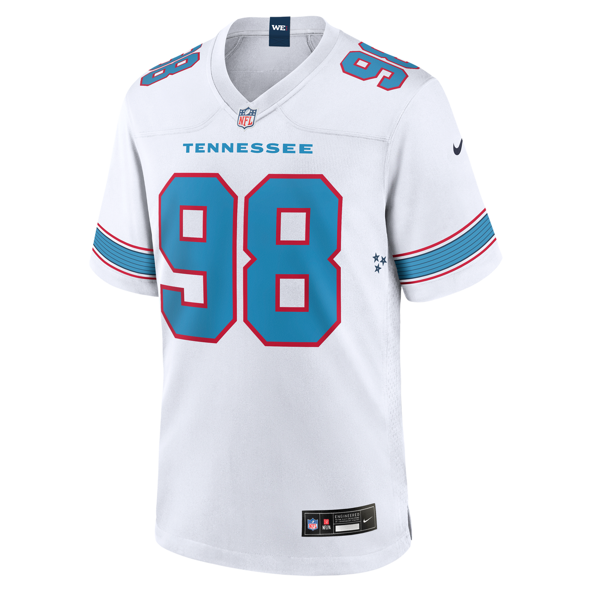 Tennessee Titans Jeffery Simmons Nike Light Blue Game Jersey product image 8