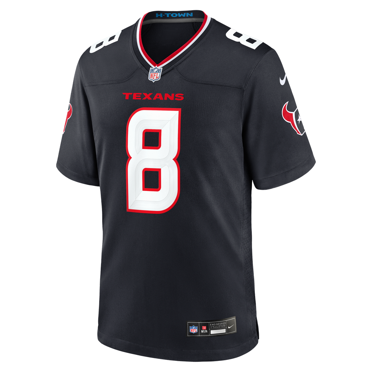 Houston Texans Cade Stover Nike Navy Team Game Jersey product image 2