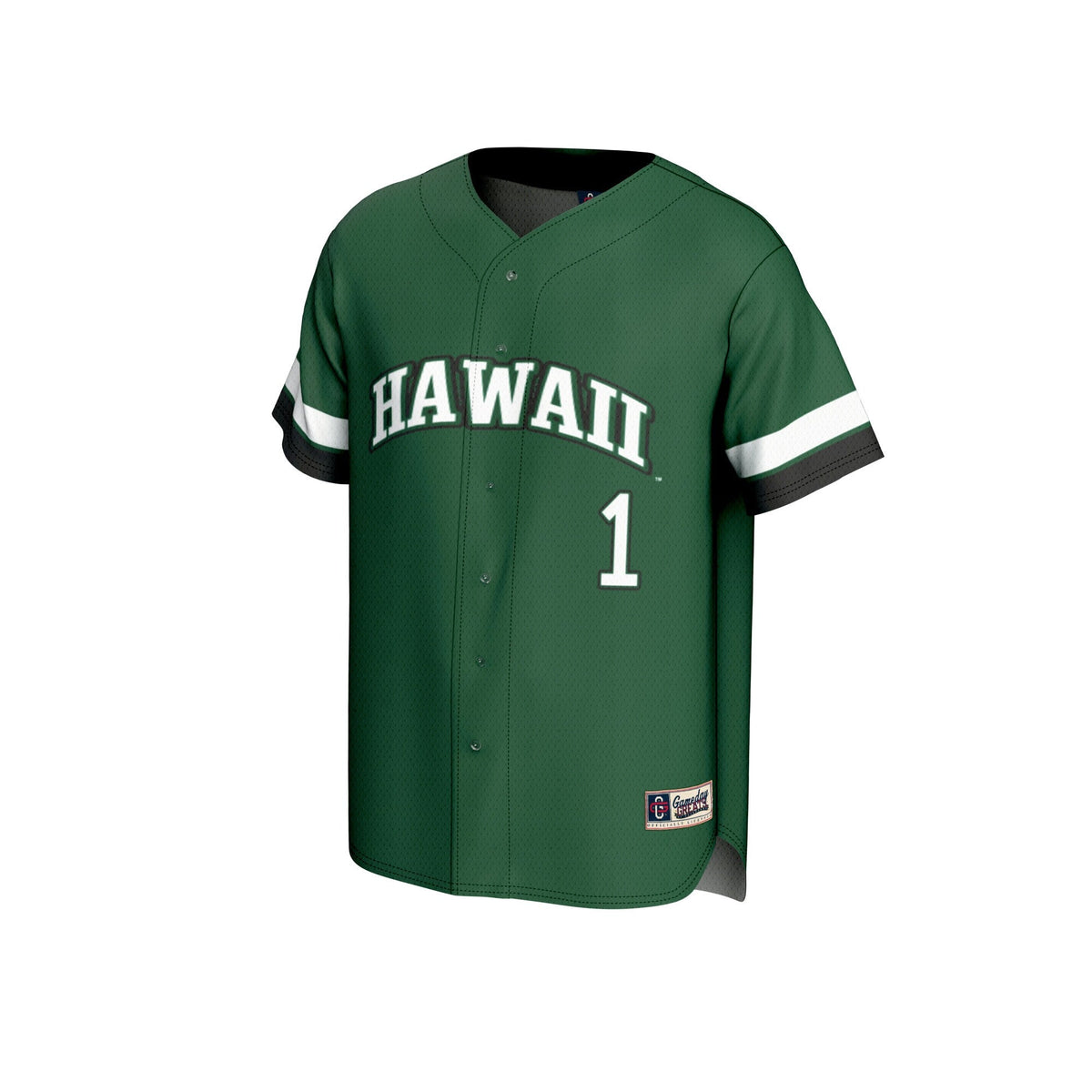 #1 Hawaii Rainbow Warriors Lightweight Collegiate Baseball product image 3