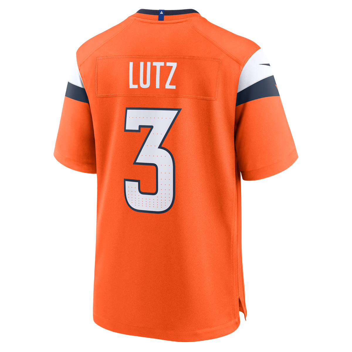 Denver Broncos Wil Lutz Nike Orange Team Game Jersey product image 3