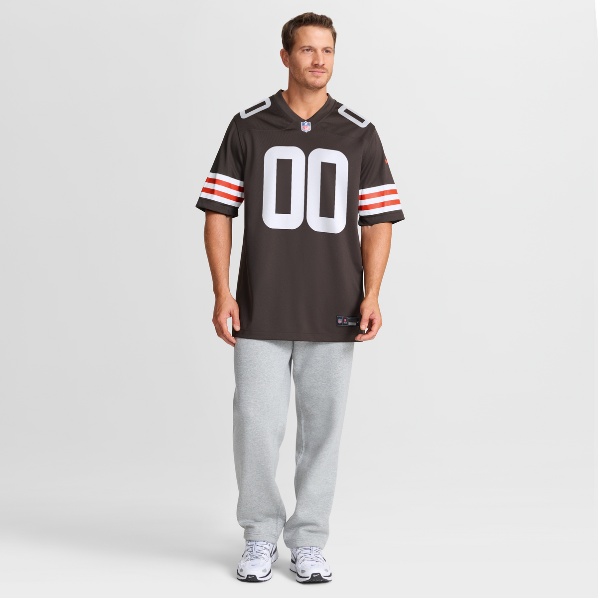 Cleveland Browns Justin Jefferson Nike Brown Game Jersey product image 4