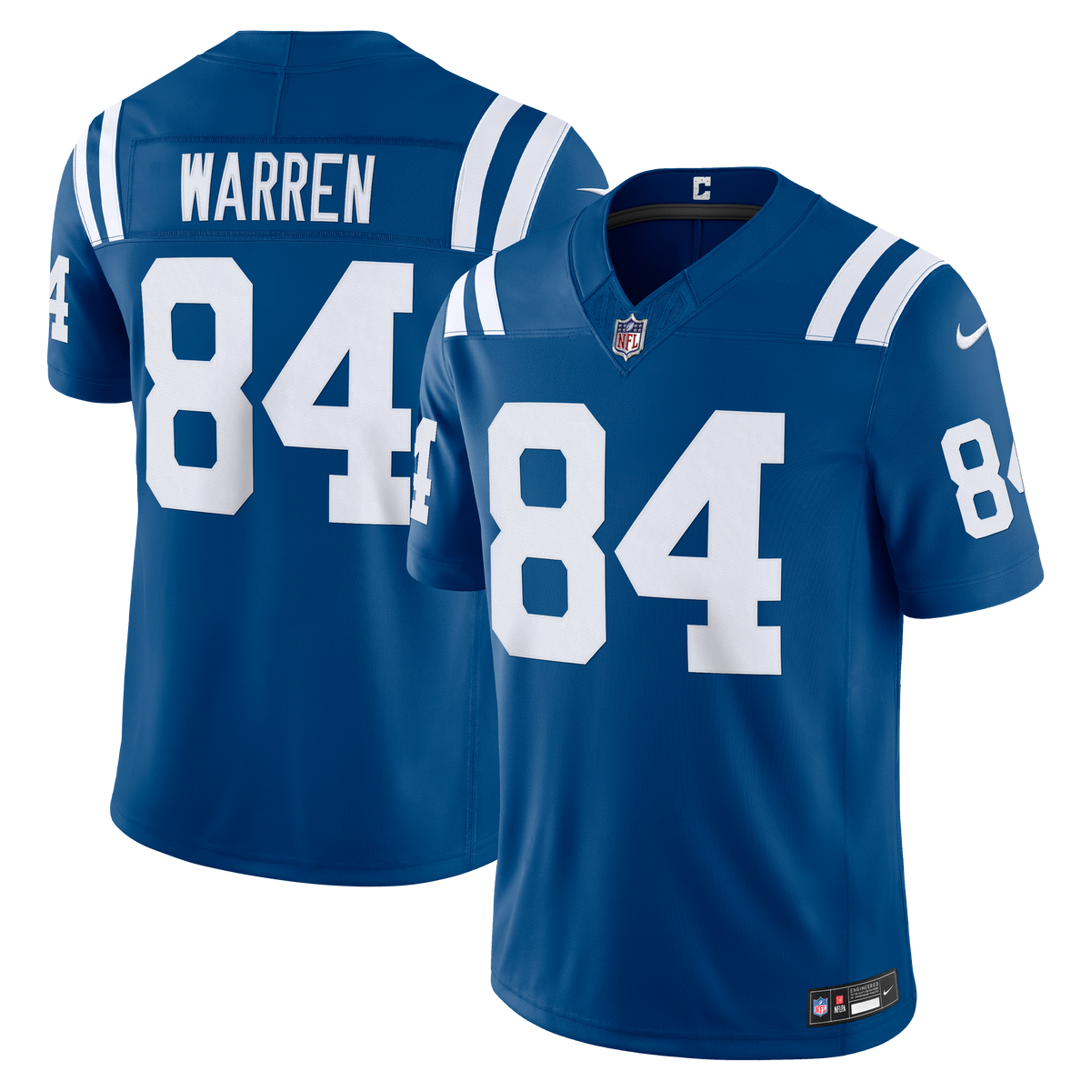 Indianapolis Colts Tyler Warren Nike White Vapor F.U.S.E. product image 7