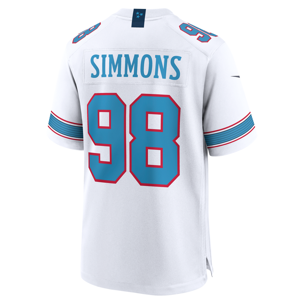 Tennessee Titans Jeffery Simmons Nike Light Blue Game Jersey product image 9