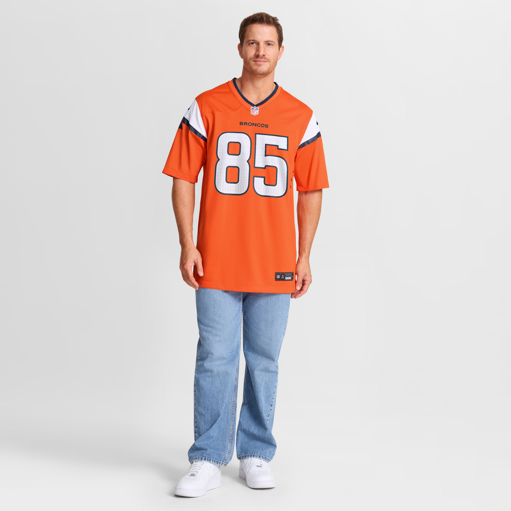 Denver Broncos Lucas Krull Nike Orange Team Game Jersey product image 7