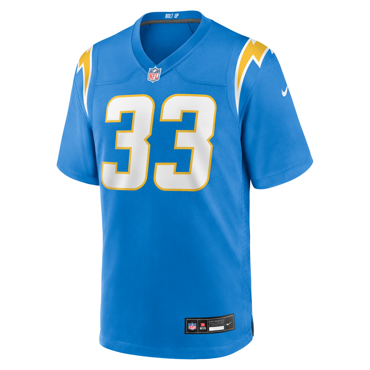 Los Angeles Chargers Deane Leonard Nike Powder Blue Game product image 2