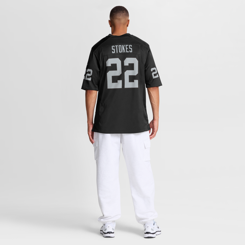 Las Vegas Raiders Eric Stokes Nike Black Team Game Jersey product image 5