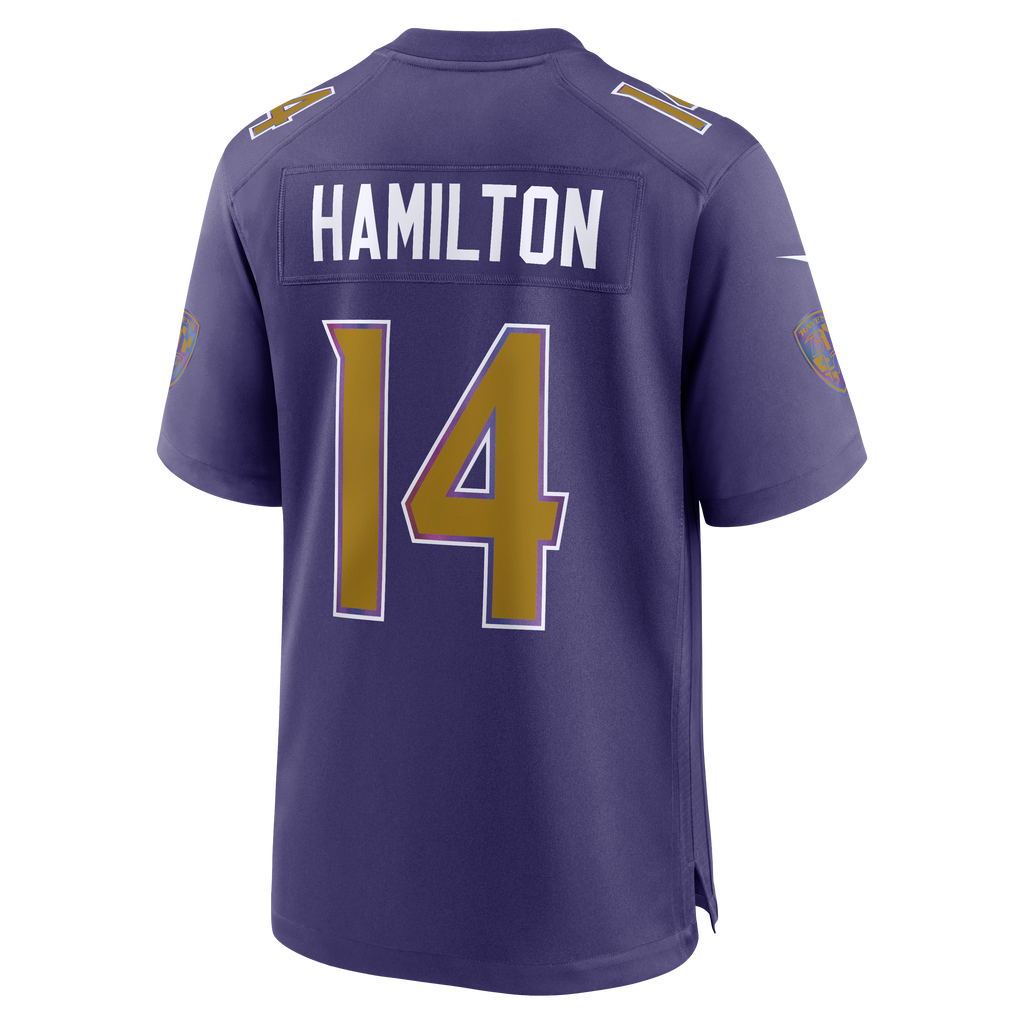 Baltimore Ravens Kyle Hamilton Nike Black Alternate Game product image 13