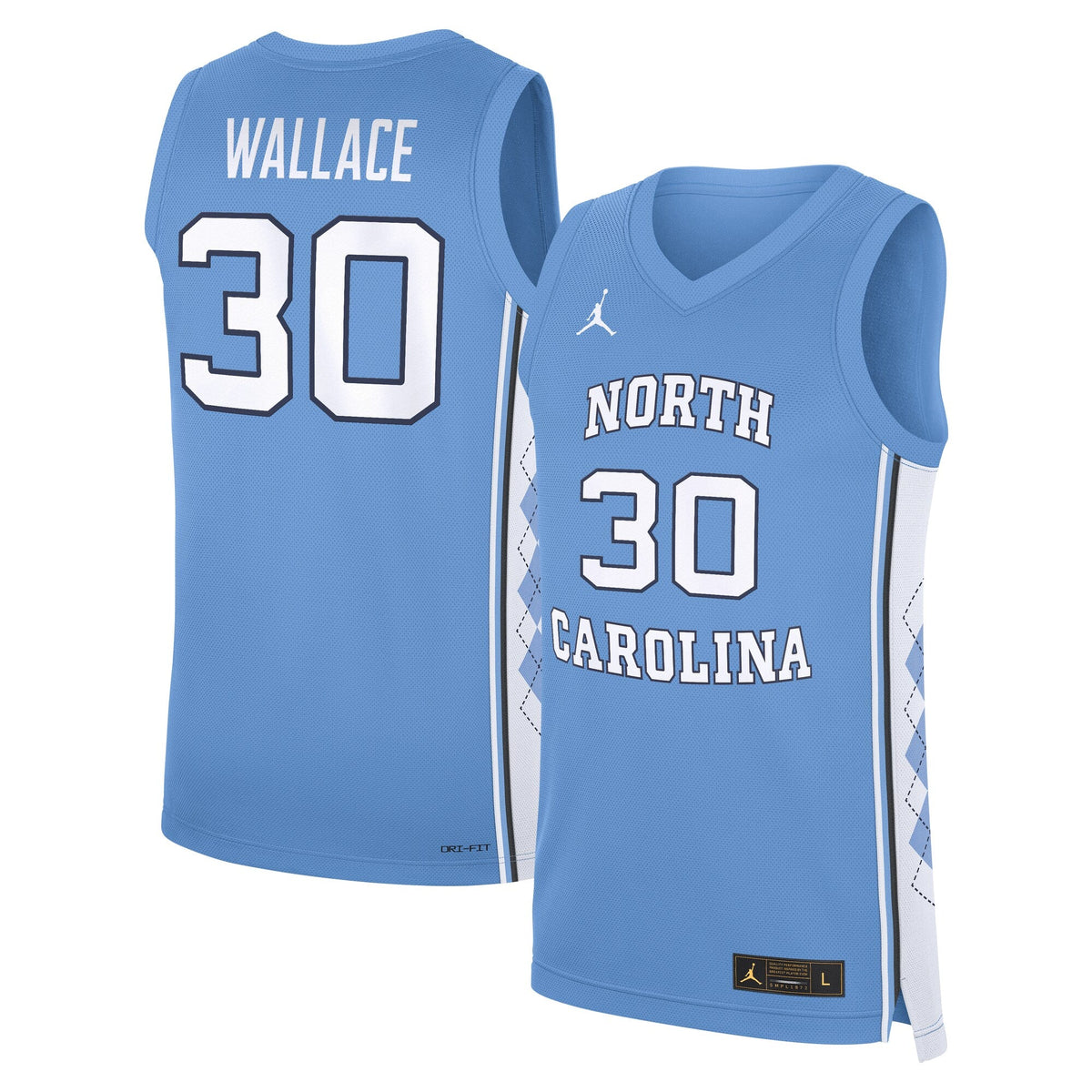 Rasheed Wallace Carolina Blue North Tar Heels Road Replica product image 1