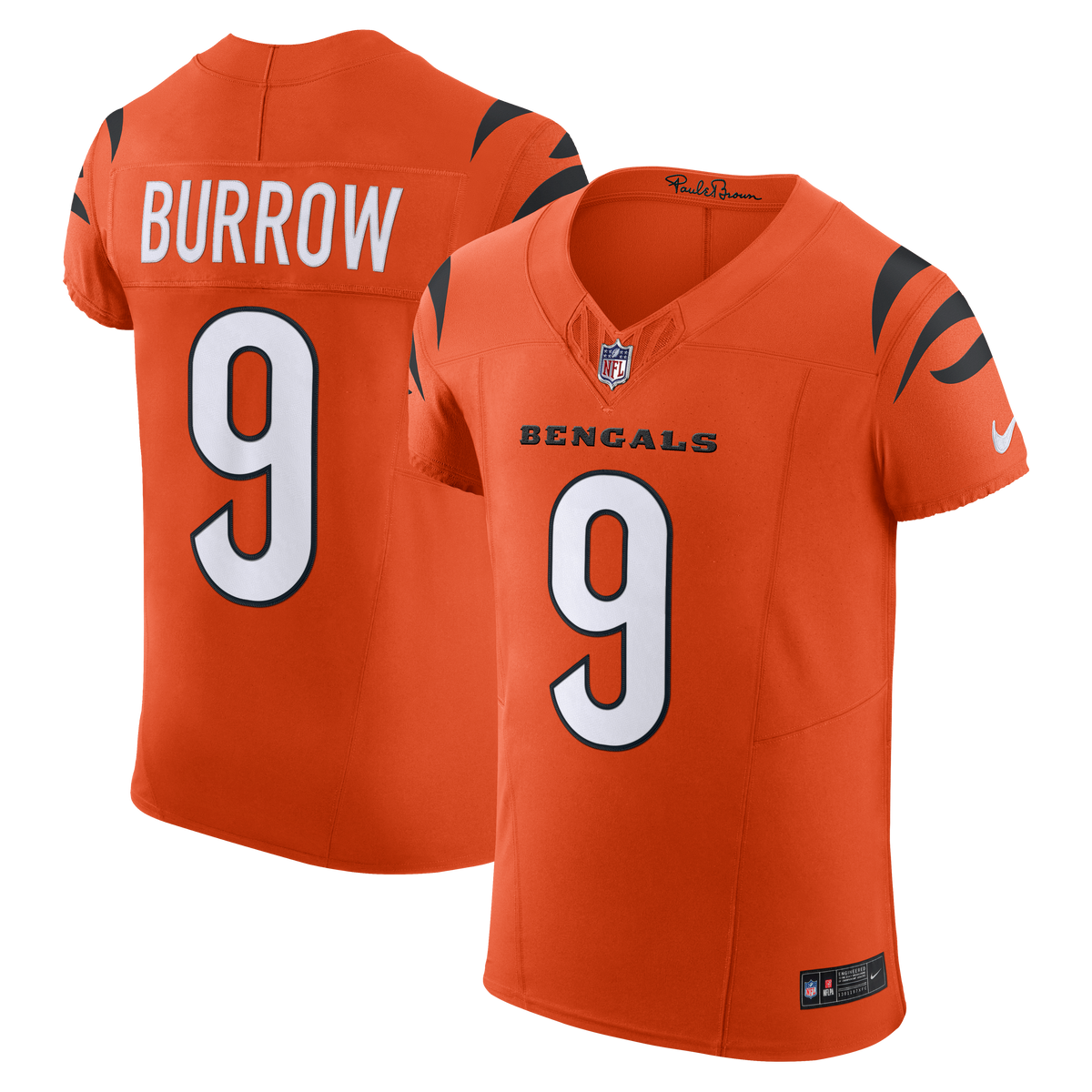 Cincinnati Bengals Joe Burrow Nike Orange Team Vapor product image 1