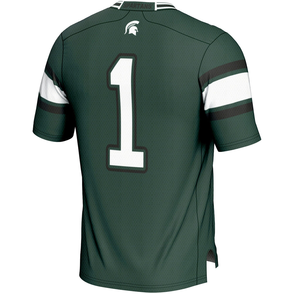 #1 Michigan State Spartans Endzone Football Jersey - Green product image 4