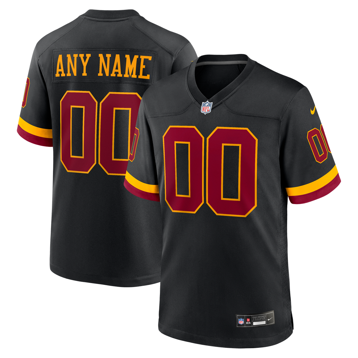 Washington Commanders Nike Black Hail Raiser Alternate product image 8