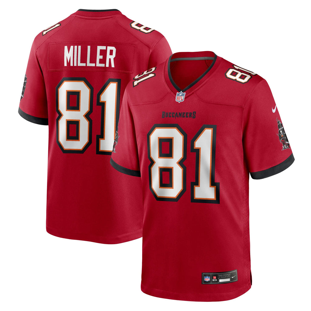 Tampa Bay Buccaneers Ryan Miller Nike Red Team Game Jersey product image 1