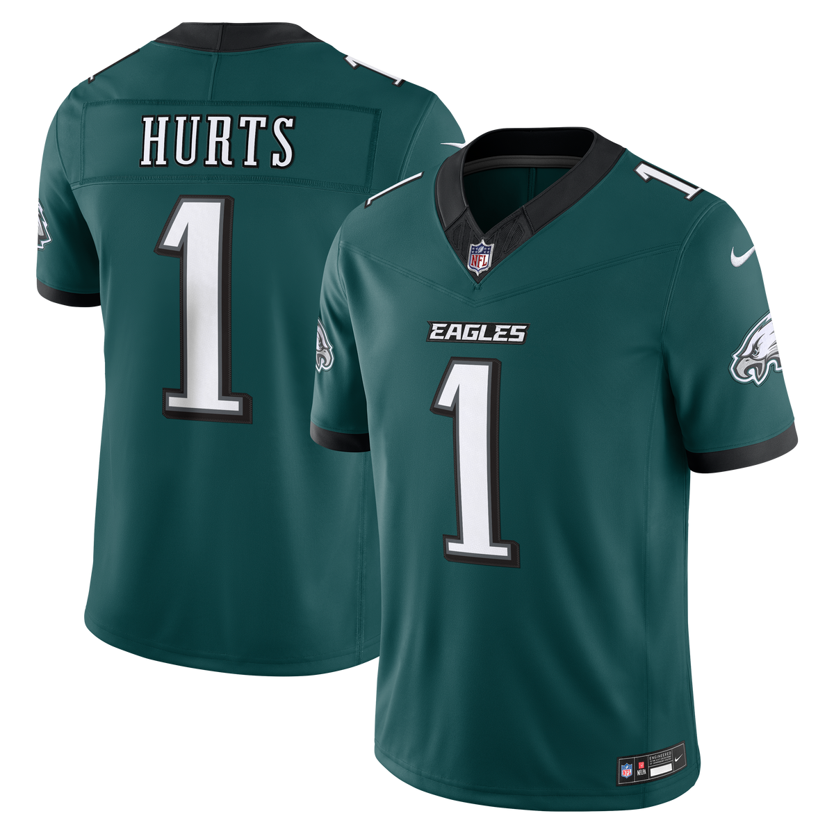 Philadelphia Eagles Jalen Hurts Nike White Vapor F.U.S.E. product image 10