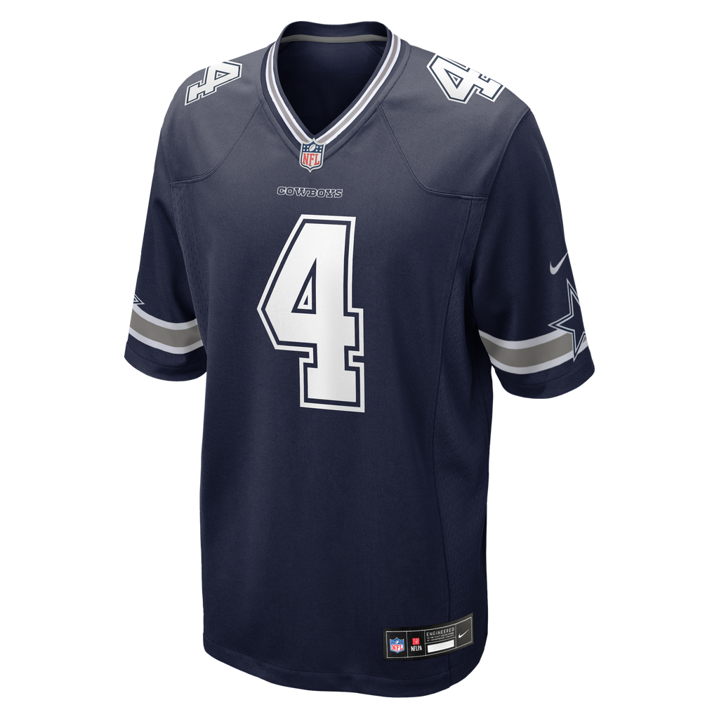 Dallas Cowboys Dak Prescott Nike Navy Game Team Jersey product image 9