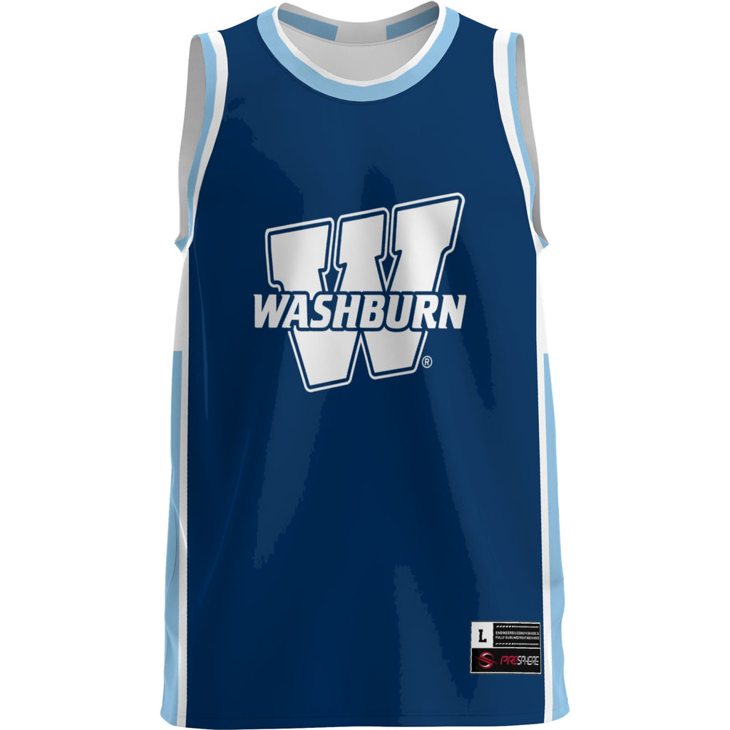 Washburn Ichabods Lightweight Basketball Jersey - Blue product image 3