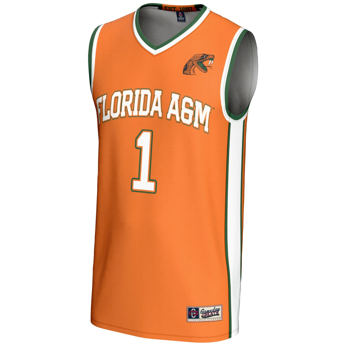 #1 Florida A&M Rattlers Lightweight Basketball Jersey product image 3