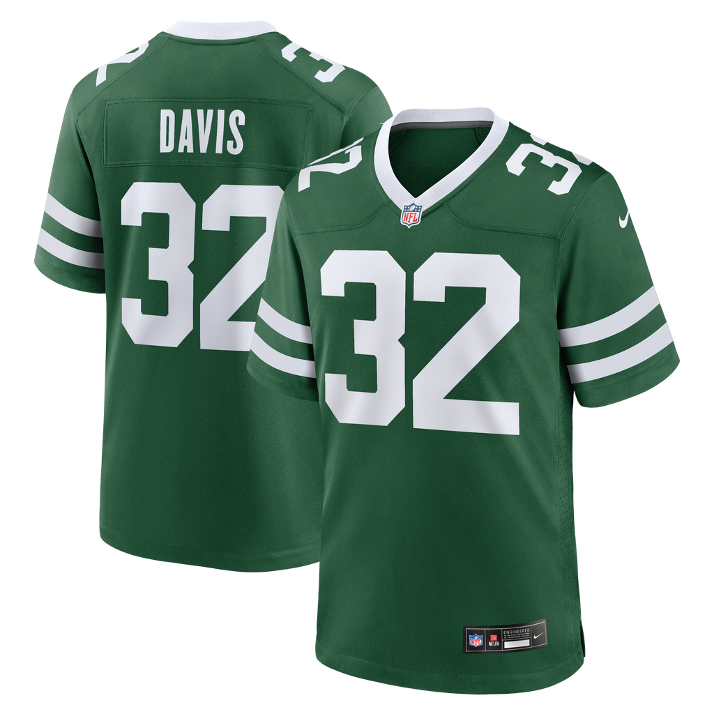 New York Jets Isaiah Davis Nike Legacy Green Team Game product image 1