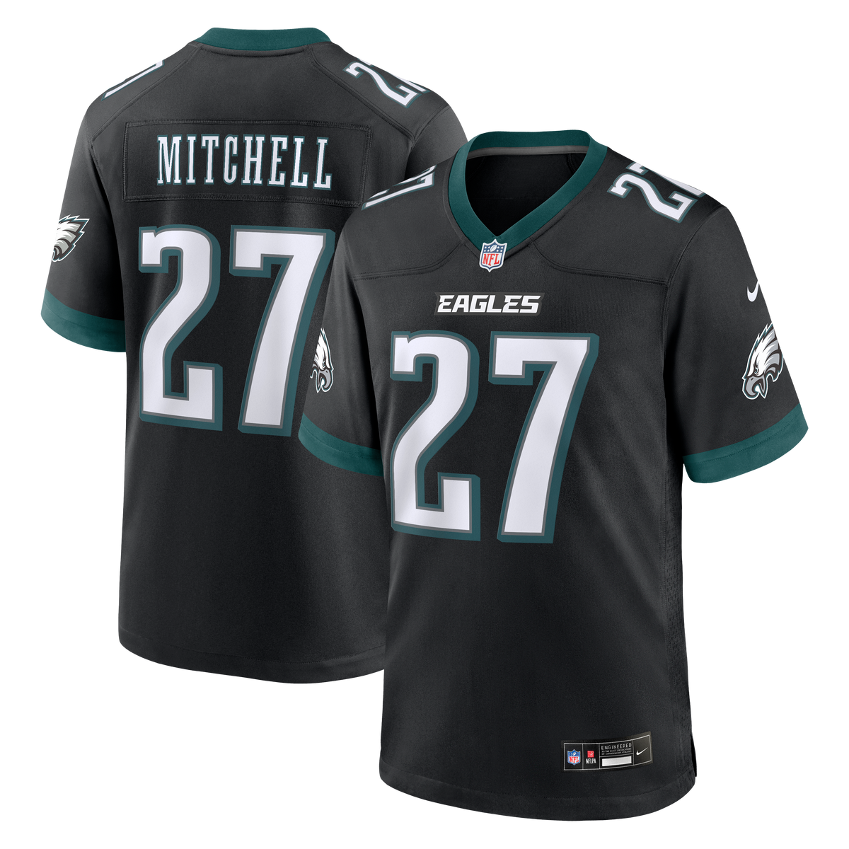 Philadelphia Eagles Quinyon Mitchell Nike White Game Jersey product image 10