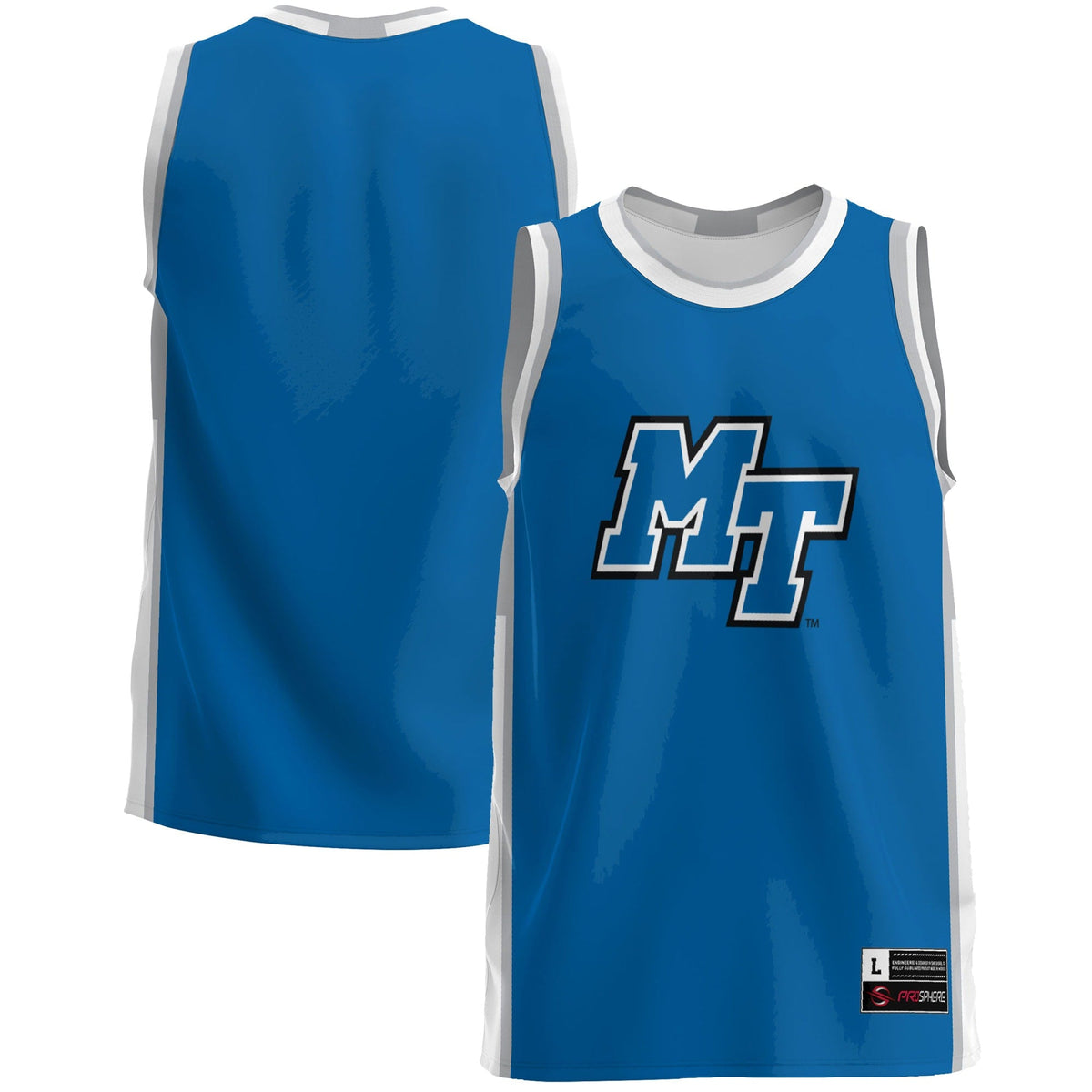MTSU Blue Raiders Lightweight Basketball Jersey - Royal product image 2