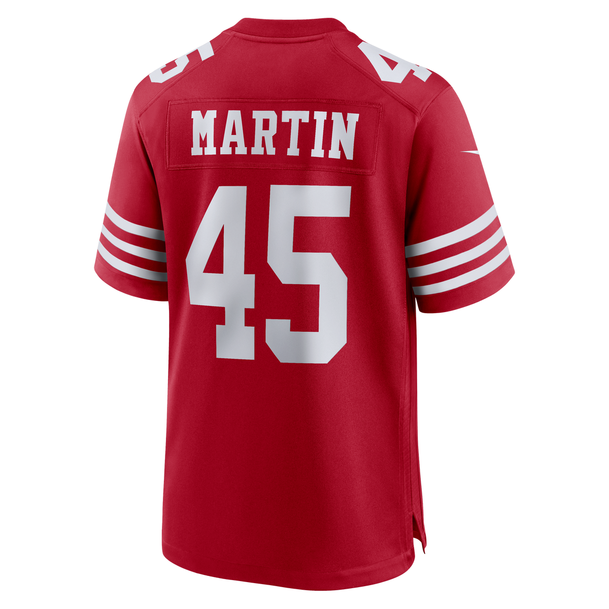 San Francisco 49ers Nick Martin Nike Scarlet Team Game product image 3