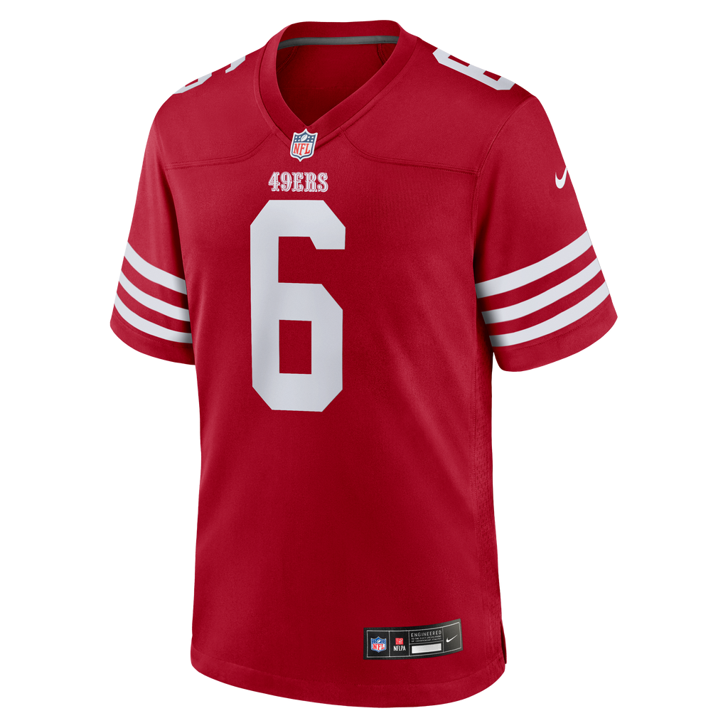 San Francisco 49ers Malik Mustapha Nike Scarlet Game Jersey product image 2