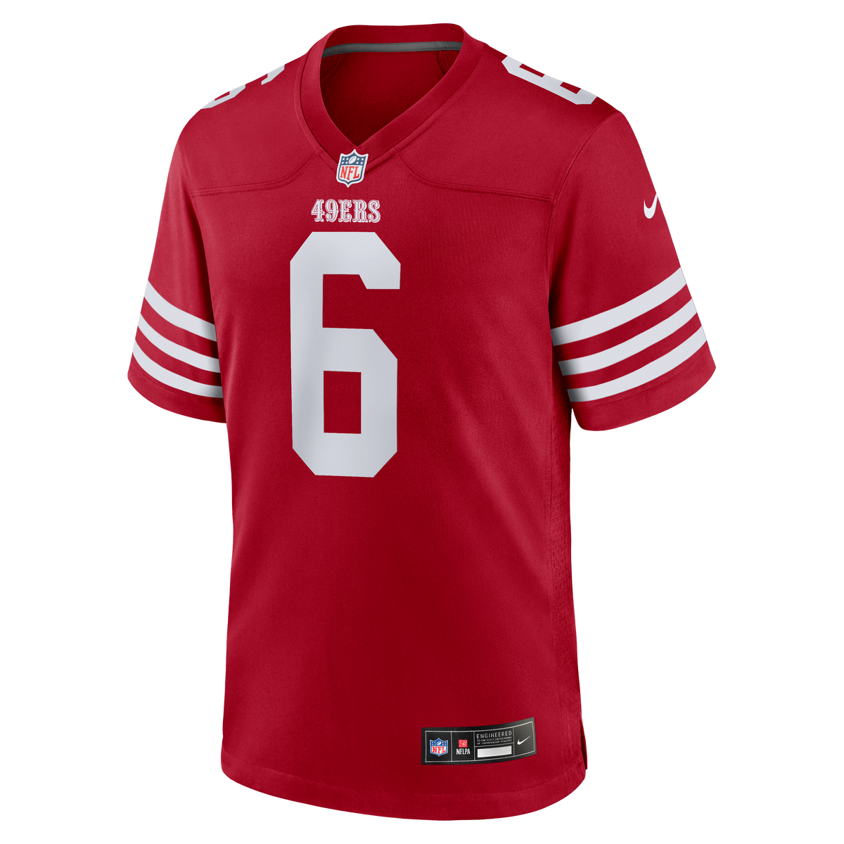San Francisco 49ers Malik Mustapha Nike Scarlet Game Jersey product image 2