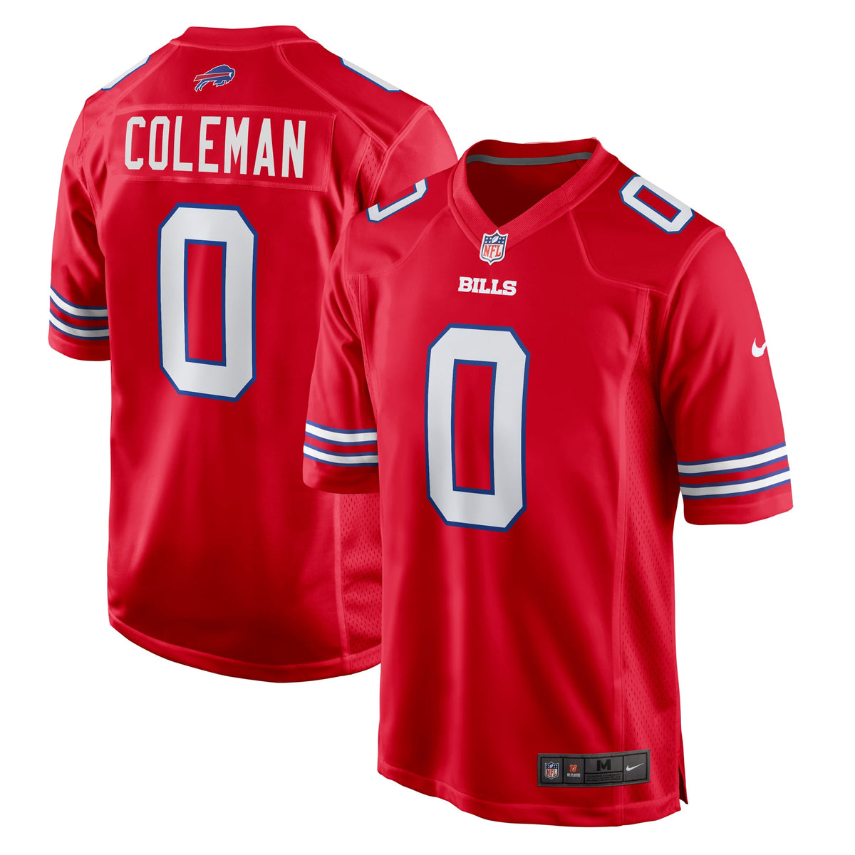 Buffalo Bills Keon Coleman Nike Red Alternate Game Jersey product image 7