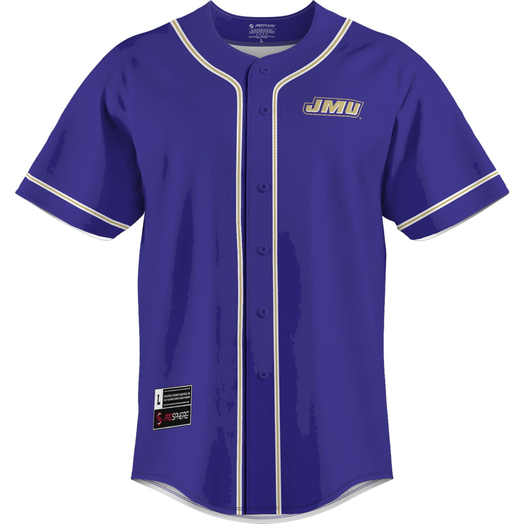 James Madison Dukes Lightweight Baseball Jersey - Purple product image 3