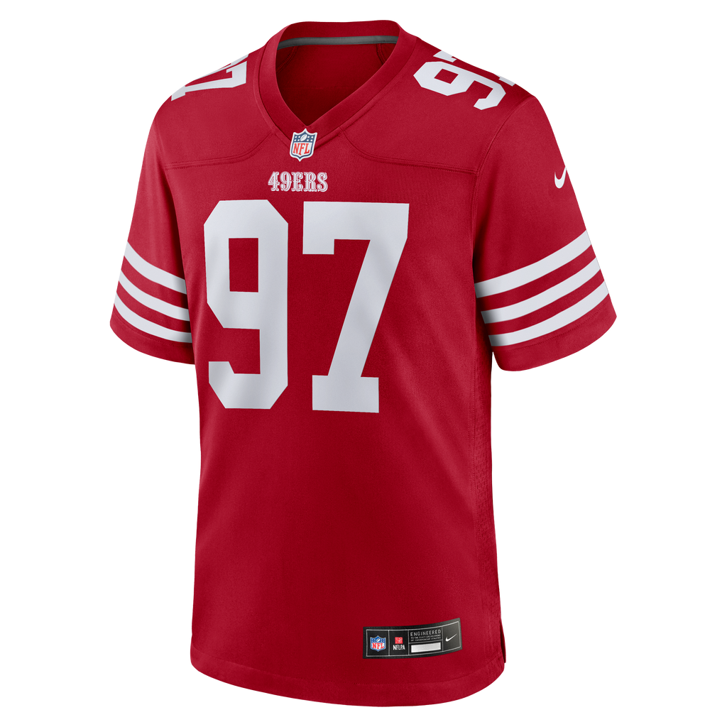 San Francisco 49ers Nick Bosa Nike White Player Game Jersey product image 8