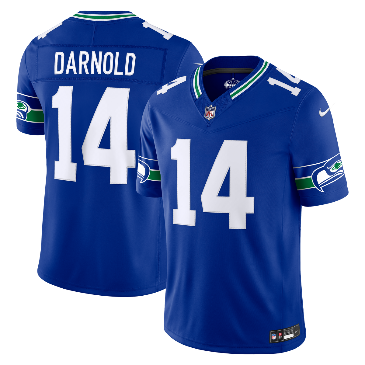 Seattle Seahawks Sam Darnold Nike College Navy Team Vapor product image 7