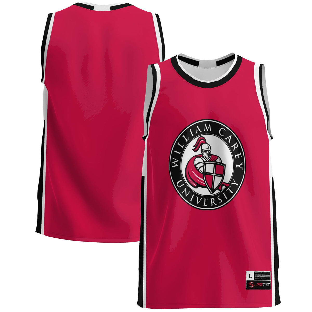 William Carey Crusaders Lightweight Basketball Jersey - Red product image 1