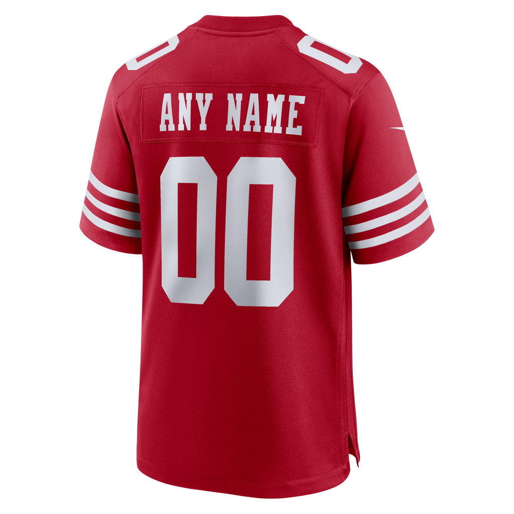 San Francisco 49ers Nike Scarlet Custom Jersey product image 3