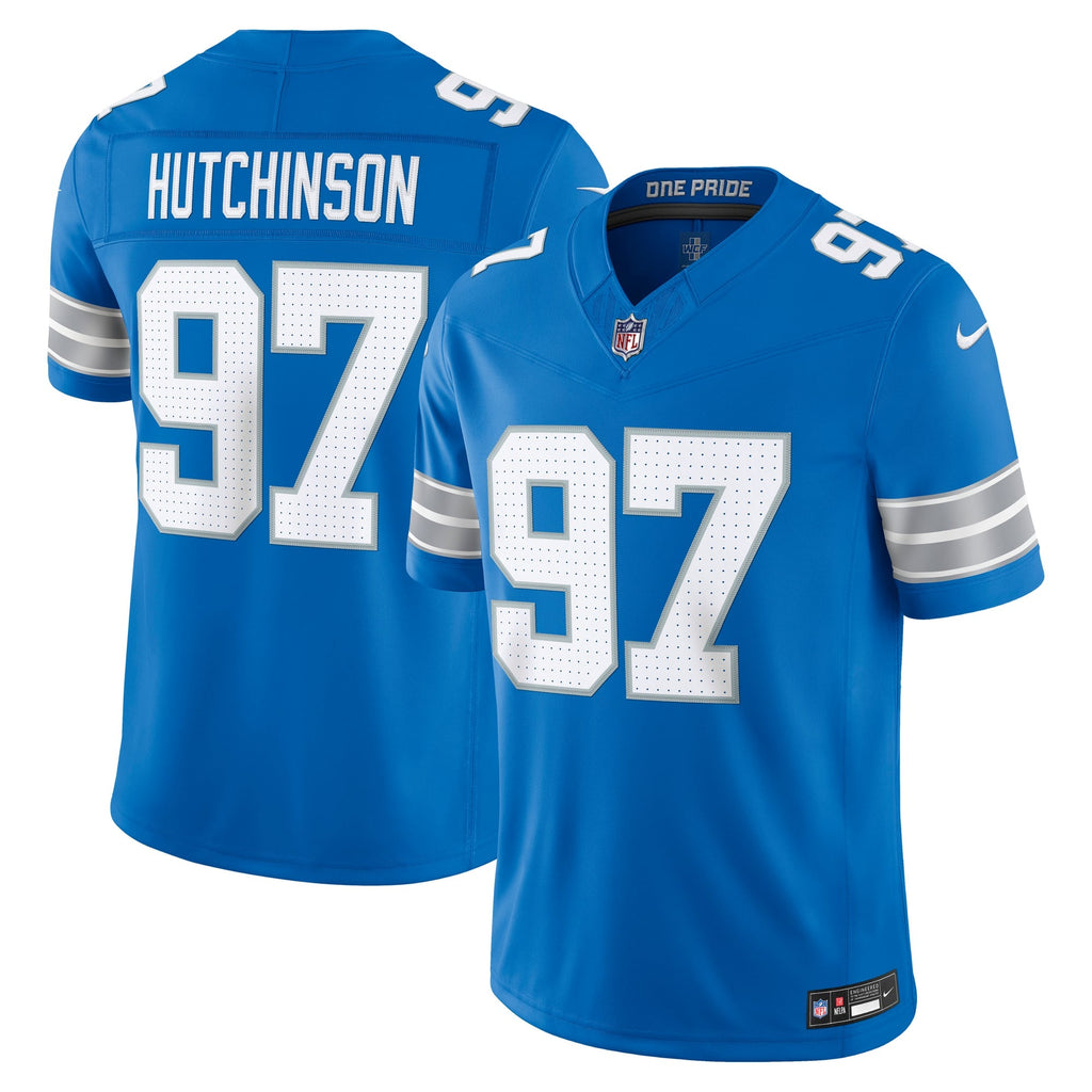 Detroit Lions Aidan Hutchinson Nike Blue Team Vapor product image 1
