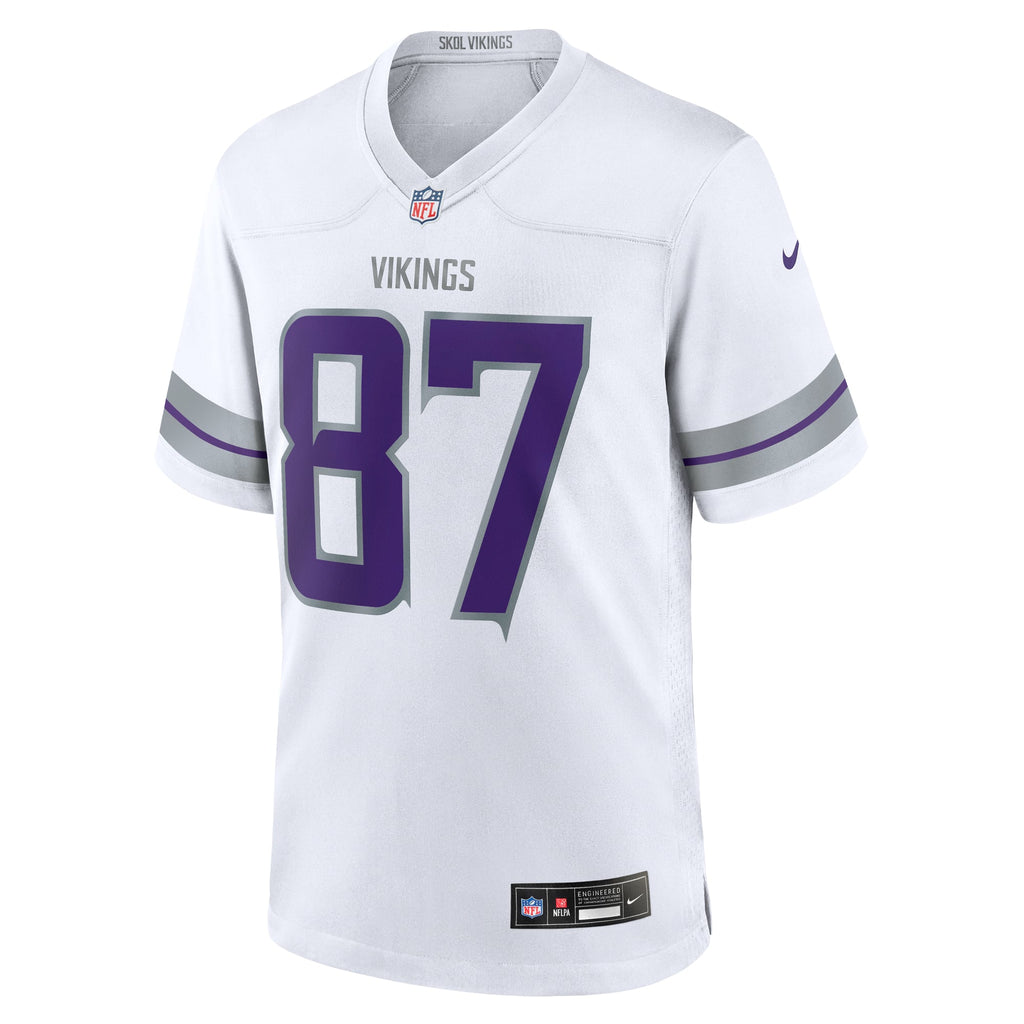Minnesota Vikings T.J. Hockenson Nike White Alternate Game product image 2