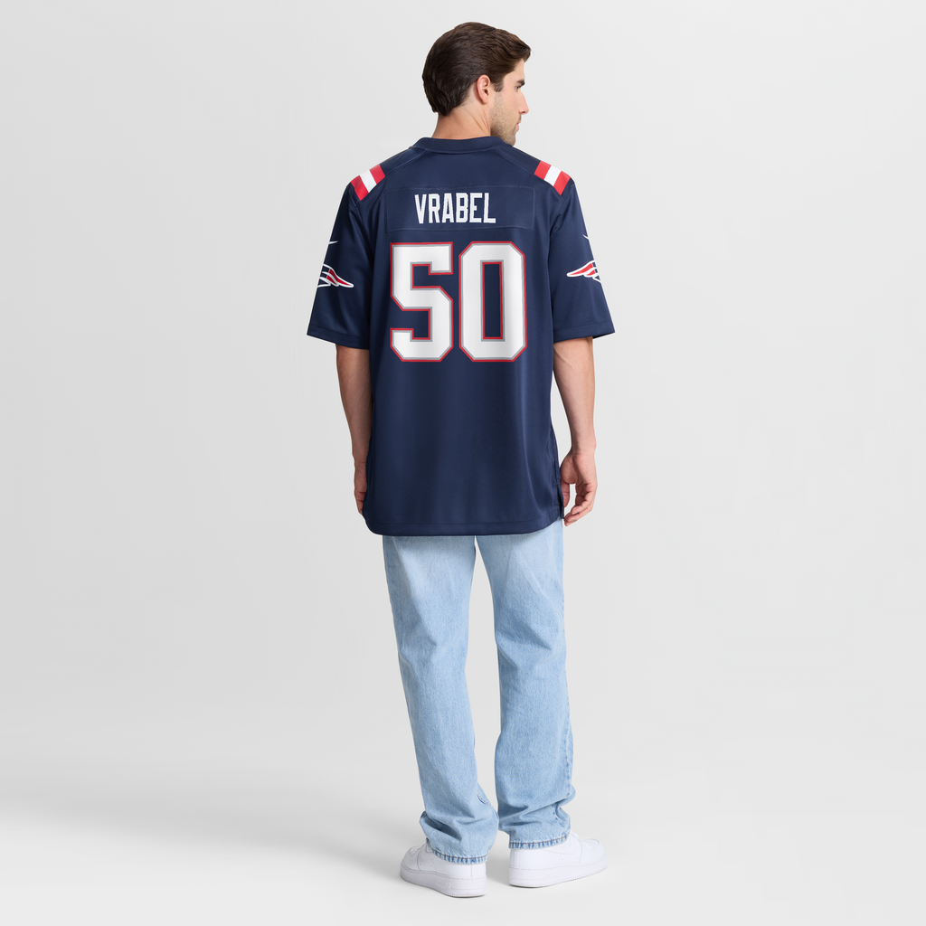 New England Patriots Mike Vrabel Nike White Retired Player product image 12