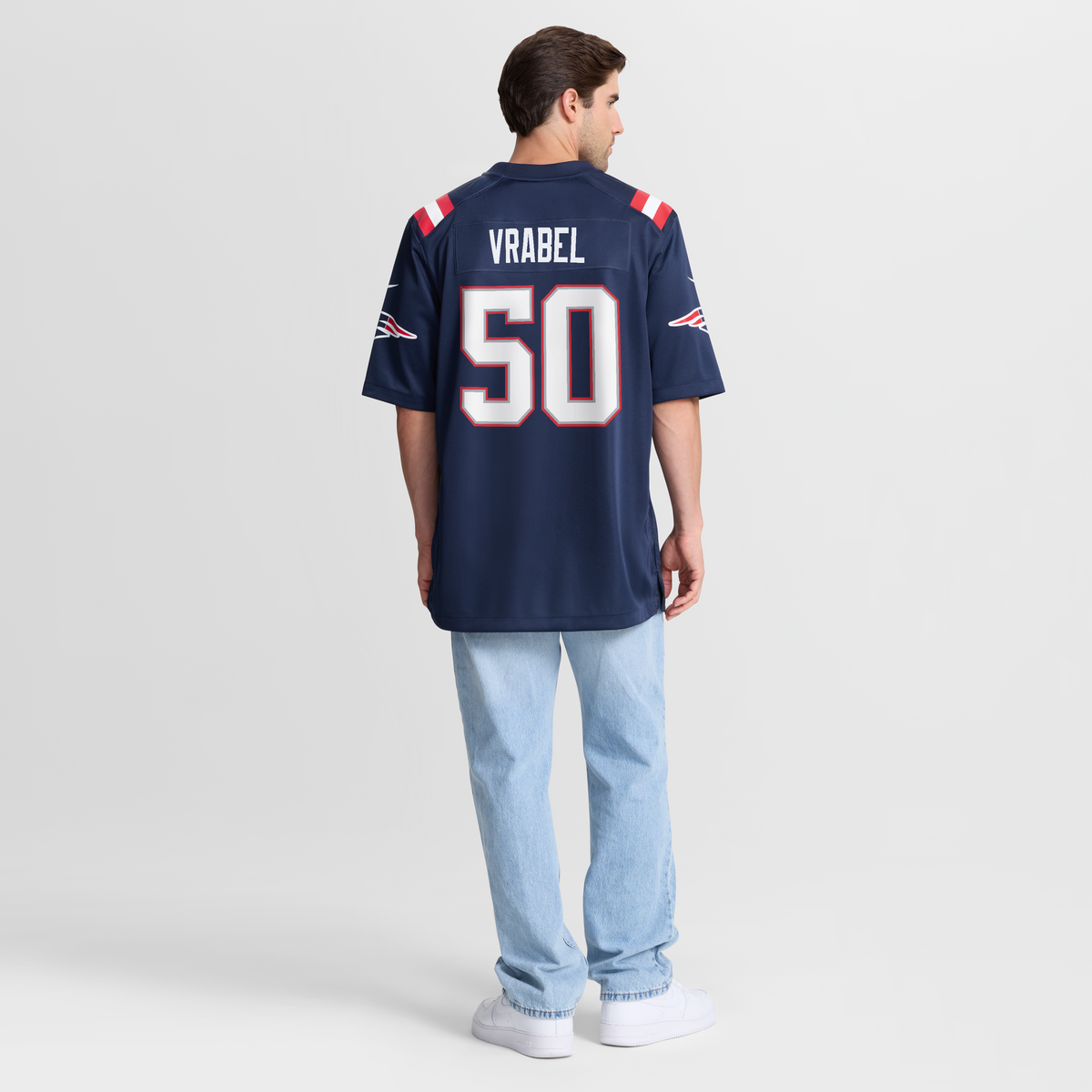 New England Patriots Mike Vrabel Nike White Retired Player product image 12