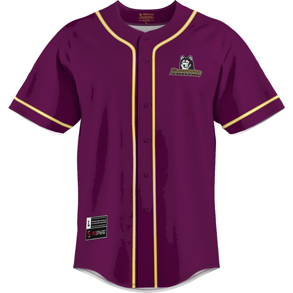 Bloomsburg Huskies Lightweight Baseball Jersey - Maroon product image 3
