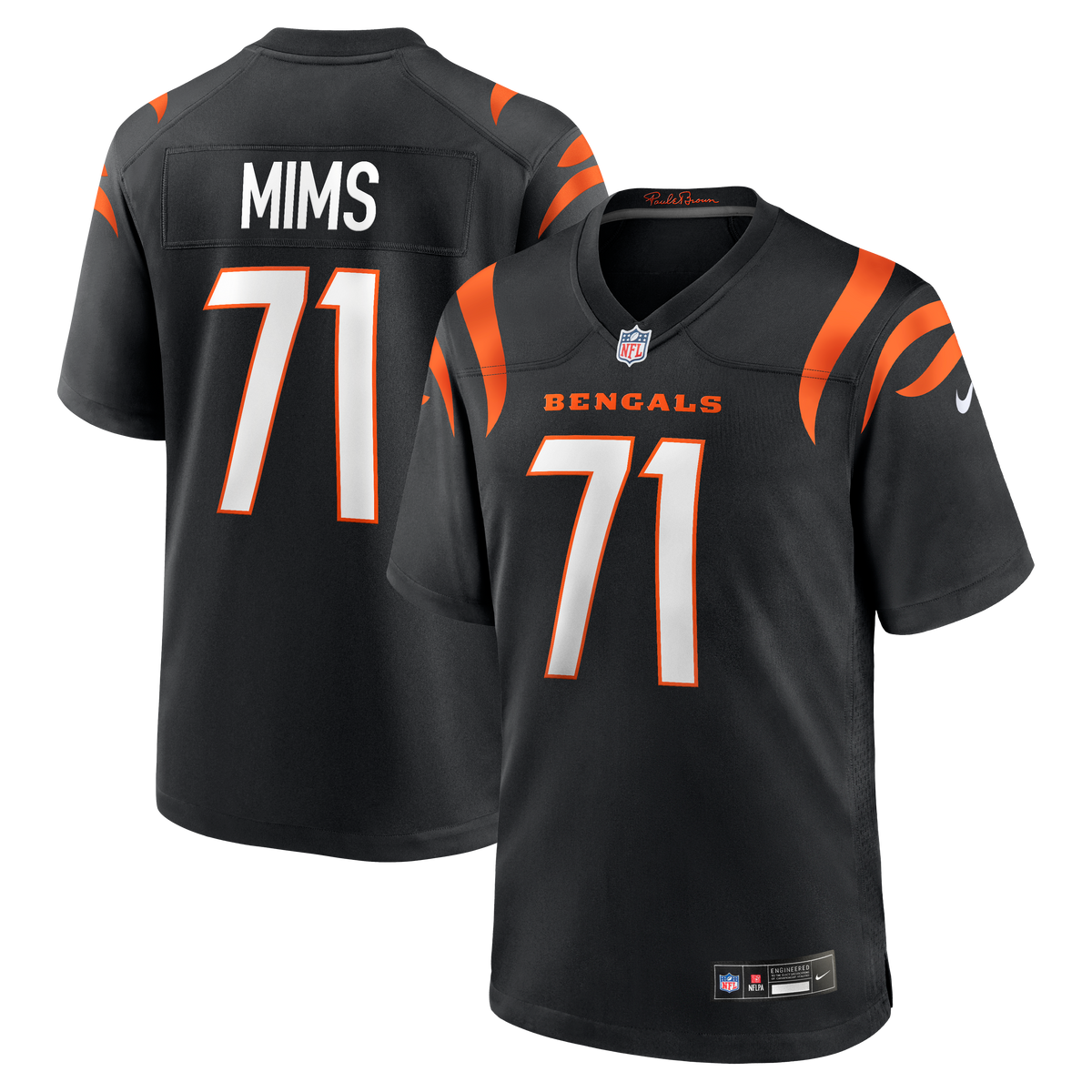 Cincinnati Bengals Amarius Mims Nike Black Player Game product image 1