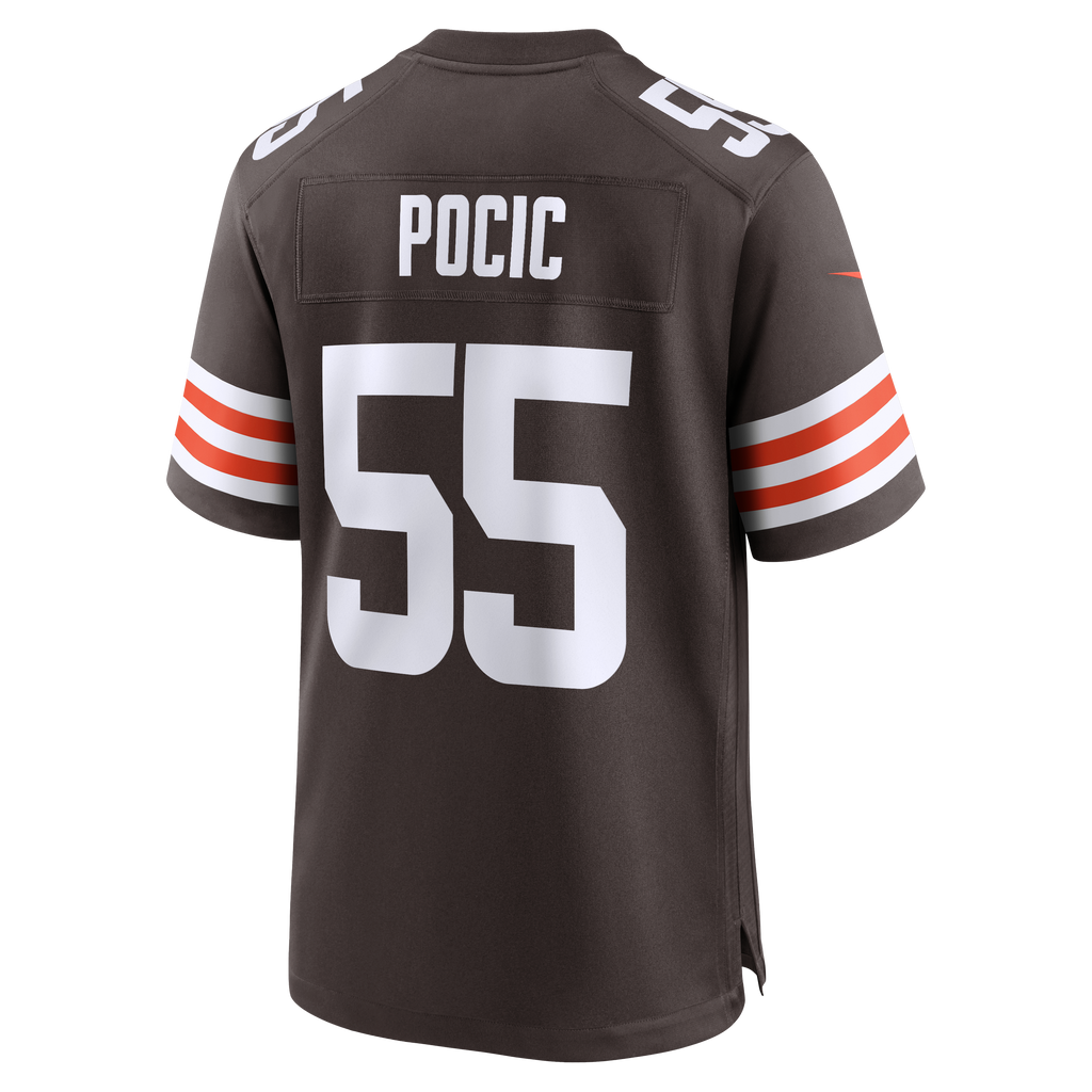 Cleveland Browns Ethan Pocic Nike Brown Game Jersey product image 3