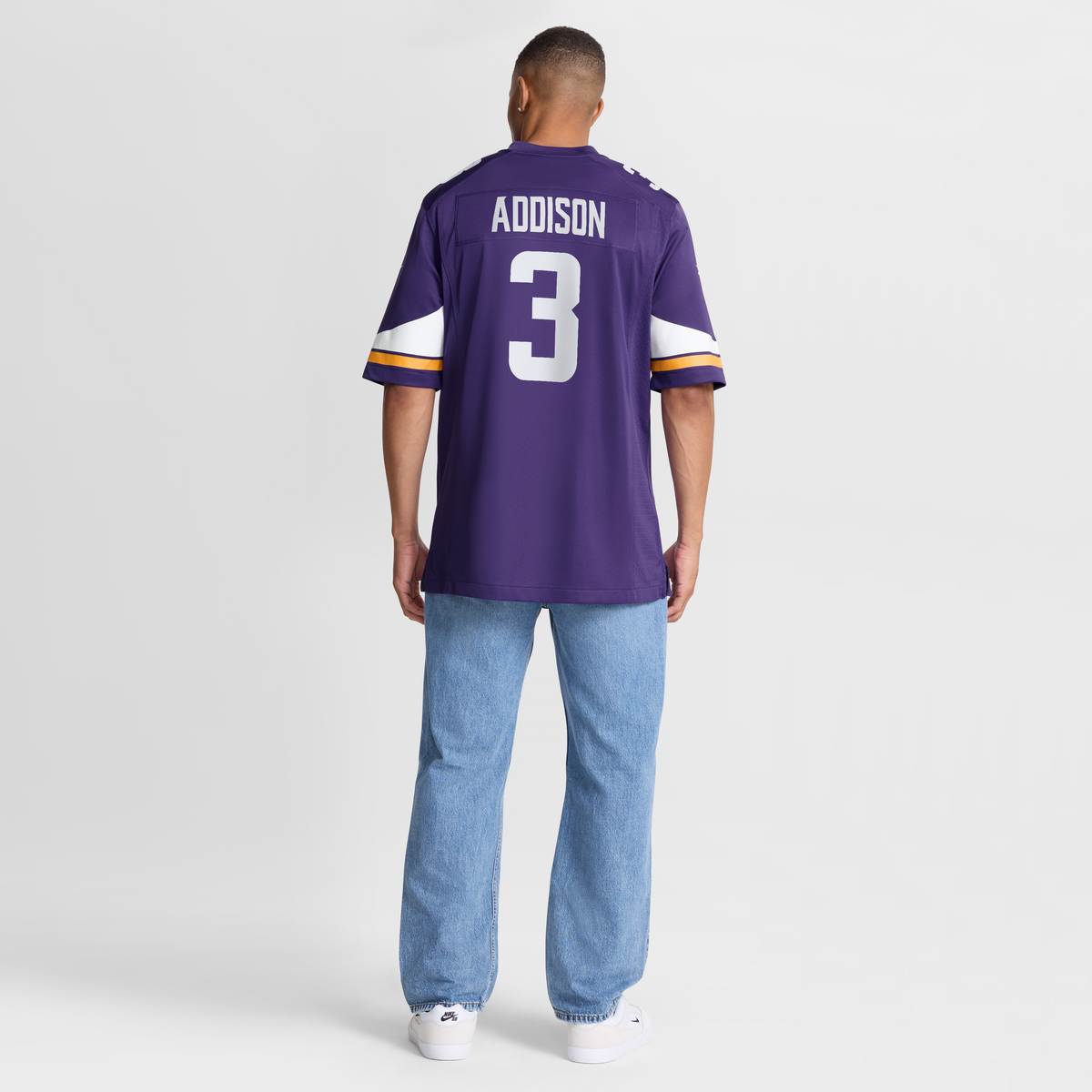 Minnesota Vikings Jordan Addison Nike White Alternate Game product image 14