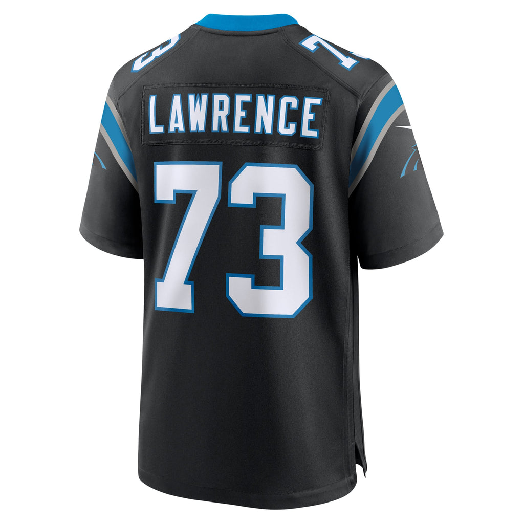 Carolina Panthers Rashard Lawrence Nike Black Game Jersey product image 3