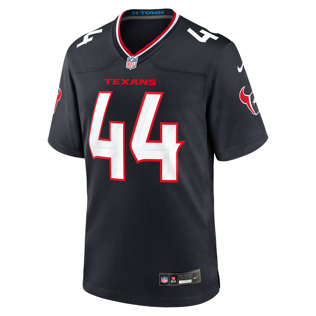 Houston Texans British Brooks Nike Navy Team Game Jersey product image 2