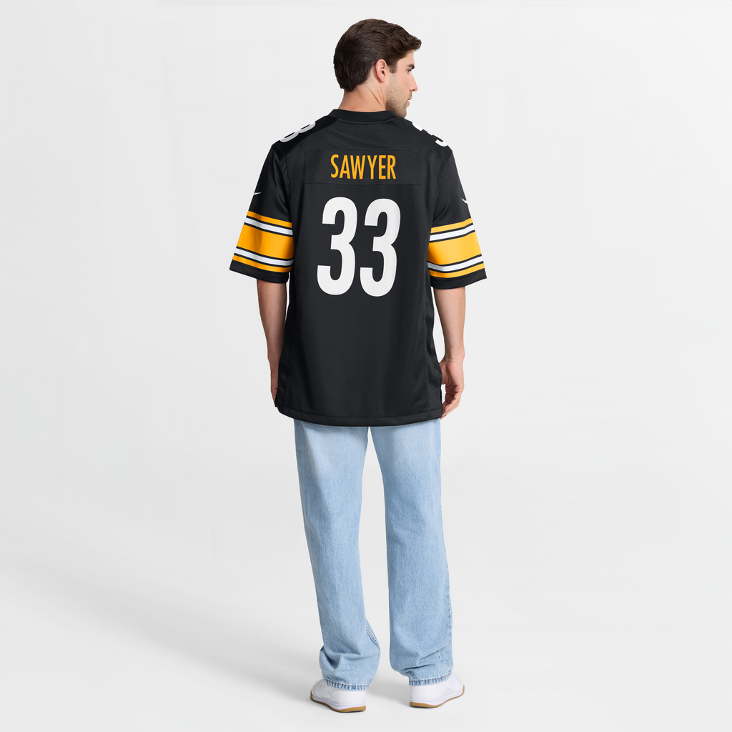 Pittsburgh Steelers Jack Sawyer Nike Black Team Game Jersey product image 5