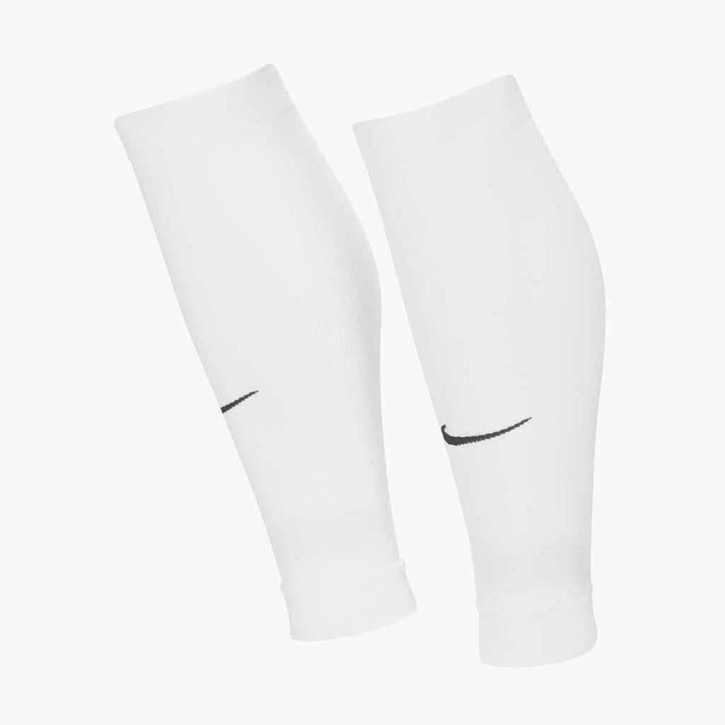 Nike VaporFast Soccer Leg-Sleeve WHITE(1 Pair) product image 1, provided for visual reference and product detail review