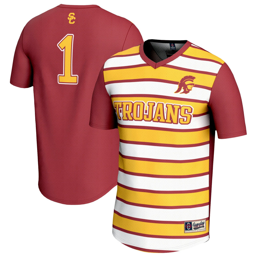 #1 USC Trojans Lightweight Soccer Fashion Jersey - Cardinal product image 1