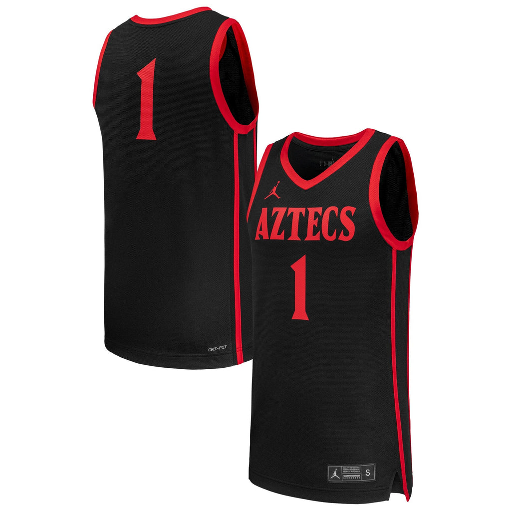 #1 San Diego State Aztecs Replica Basketball Jersey - Black product image 2
