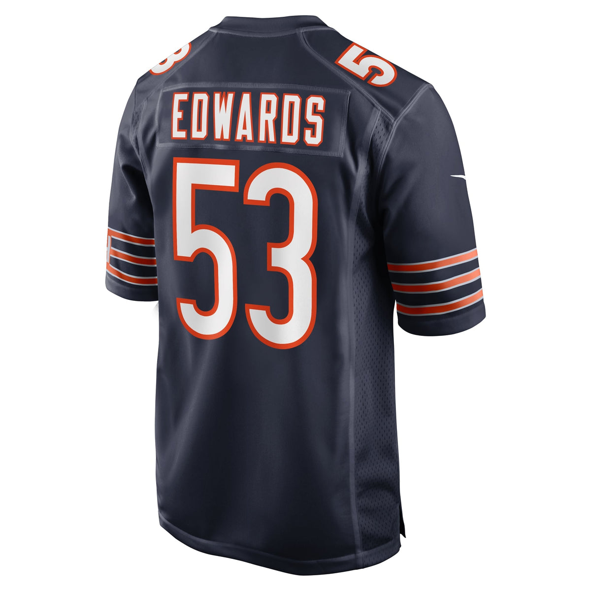 Chicago Bears TJ Edwards Nike Navy Game Player Jersey product image 3