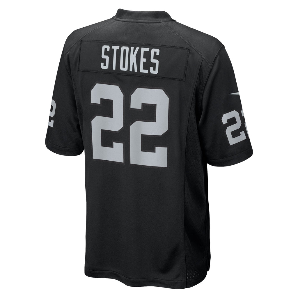 Las Vegas Raiders Eric Stokes Nike Black Team Game Jersey product image 3